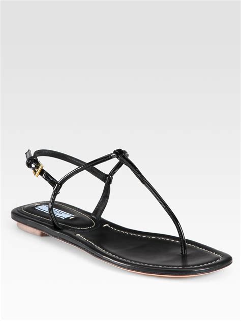 black prada thong|prada sandals women's.